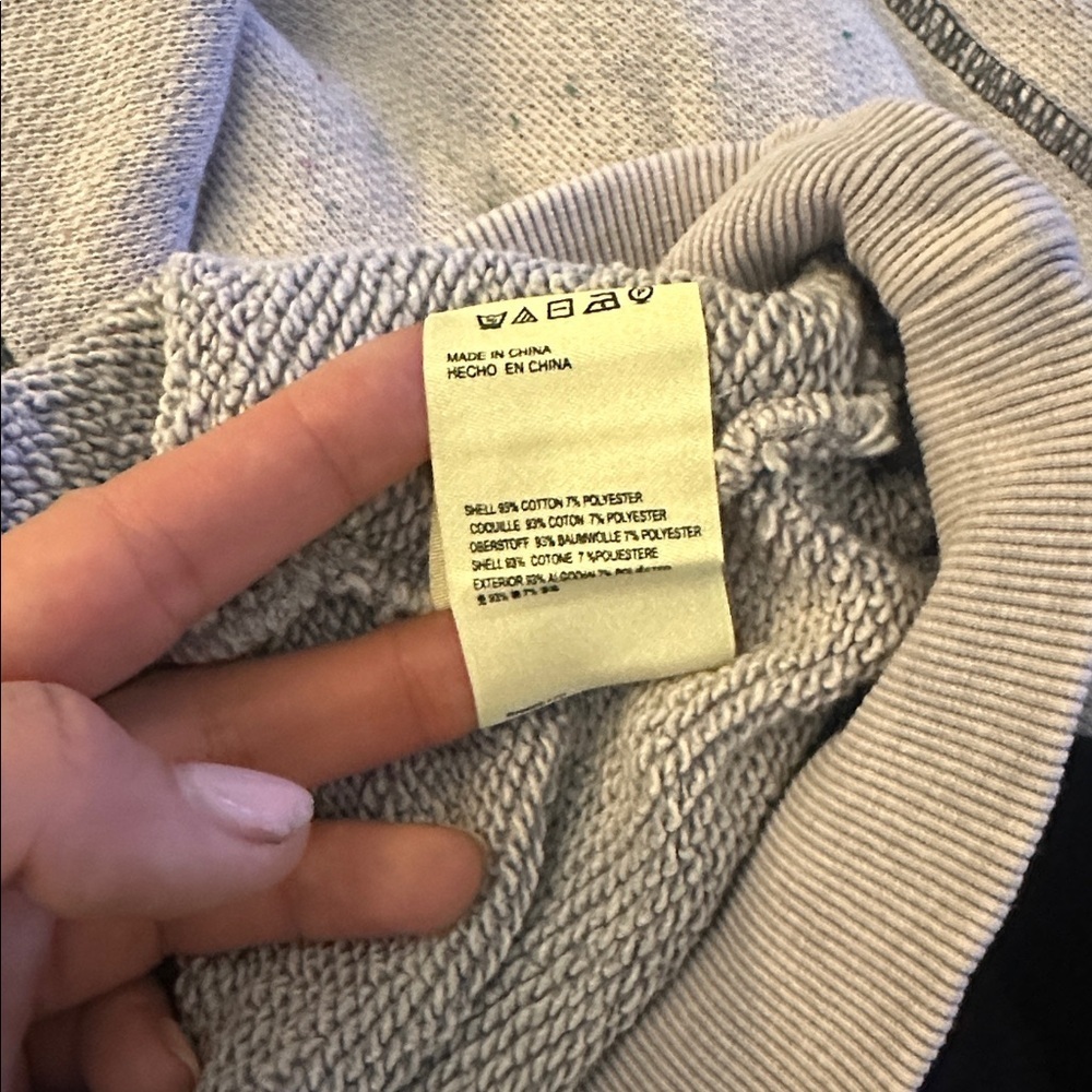 Anthropologie pilcro off the shoulder slouchy sweatshirt lilac XXS - Picture 7 of 7